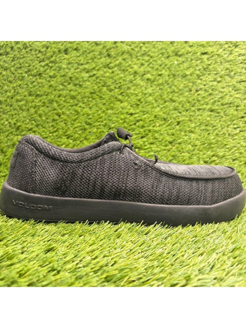 Volcom Chill Mens Size 9.5E Black Composite Toe Safety Working Slip-On Shoes